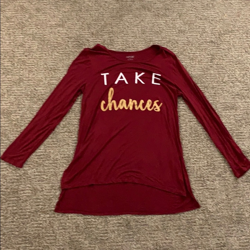 Women’s APT 9 long sleeve tunic tee XL